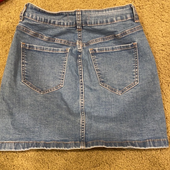 PAC sun lace up denim skirt size 24 - Picture 2 of 3